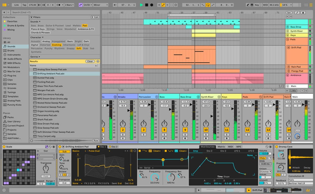 Zeneszerzés Ableton Live környezetben